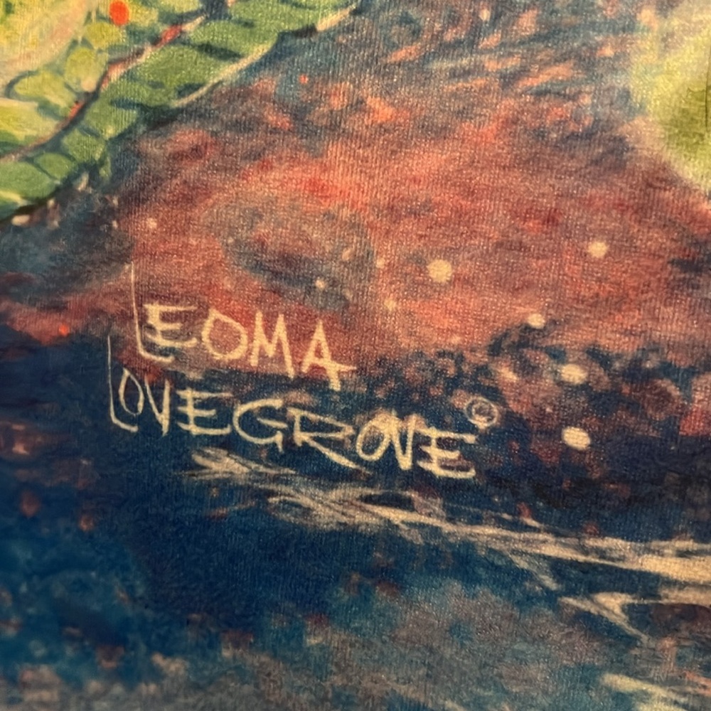 Leoma Lovegrove Dress Multicolor Art To Wear Cap Slves Anchor Print Small Pocket - Picture 7 of 8